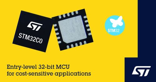 意法半導體發(fā)布STM32C0系列MCU 讓成本敏感的8位應用也能享受32位性能，推動數(shù)字文化創(chuàng)意內(nèi)容應用服務發(fā)展